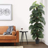 200cm Artificial Drip Tree in Pot Fake Faux Houseplant Realistic Outdoor Plant
