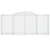 Lechnical Arched Gabion Baskets 4 pcs 300x50x120/140 Galvanised ,Arched V0Y1