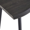 Modern Wood Dining Table and 4 chairs Set Kitchen Dining room Table Metal Legs