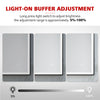 LED Bathroom Mirror 800x600 with Black Frame Demister Pad Touch Sensor Dimmable