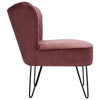Scallop Back Armchair Cocktail Sofa Accent Seat Living Bedroom Cafe Lounge Sofa