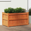 CIADAZ Garden Planter Wax Brown 90x50x50 Solid Wood Pine, Planters For K6K8