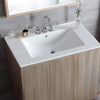 760mm Freestanding Vanity Unit Basin Sink Bathroom Storage Cabinet White UK