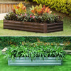 Garden Raised Bed Metal Planter Box Square/Rectangle Planting Trough Grow Beds