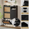 3 Drawer Shoe Cabinet Storage Cupboard Unit Shoe Rack Wooden Stand Organiser