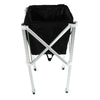 Foldable Tennis Ball Hopper Basket Cart Light Aluminum Alloy Trolley BA