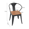 Industrial Dining Table Set wIth 2/4 Chairs Bench Seat Dining Kitchen Furniture