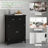 Bathroom Storage Cabinet Free Standing Bathroom Cabinet-Black