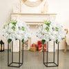 Single Artificial Flower Ball Wreath Topiary Orchid Roses Vine Plants Shop Decor