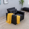 Sofa Bed Single Chair Armchair Sleeper USB Port Cup Holder Chair Chaise Pull Out
