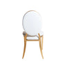 2 X PU Leather White & Black Velvet Style Jasmine Dining Chairs