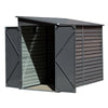 Heavy Duty Garden Garage Storage Shed Steel Frame Storage Bike Tool Sheds 9X5FT