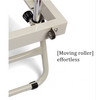 Pilates Reformer Stretch Machine - Foldable Home Gym Equipment (Beige)
