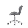 Adjustable Cushioned Computer Desk Office Chair Chrome Legs Lift Swivel Chairs