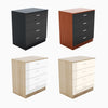 Gloss Frontage Chest Of 4 Drawers Cabinets Hallway Storage Bedroom Furniture UK