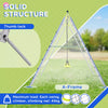 4-in-1 Garden Swing Set with Two Swings, Climber, Climbing Net, for Outdoors