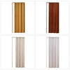 Folding Door PVC Internal Accordion Concertina Sliding Door Brown Ivory White