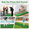 10 x 3.3 FT Golf Putting Green Indoor Outdoor Large Golf Practice Mat w/3 Holes