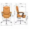 Executive Office Chair Swivel Recliner Computer Desk Gaming Chair with Footrest