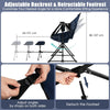 Portable Hammock Camping Rocking Chair Folding Swinging Chair w/ Footrest