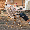 Folding Camping Chair Portable Outdoor OxfordCloth Seat Alum Frame Beach Fishing