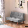 Folding 3 Seater Sofa Bed Click-Clack Recliner Fabric Couch Sleeper Living Room