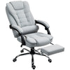 Home Office Chair High Back Computer Chair with Swivel Wheels Light Grey