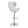 Set of 2 Bar Stools Kitchen Swivel Gas Lift Stools Dining Breakfast Pub Chair