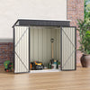Sturdy Shed Garden Storage Galvanised Metal Steel Sheds w/ DoubeDoor Ventilation
