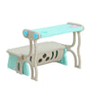 3-in-1 Kids Table and Chair Set Children Activity Bench Plastic Toy Storage Box