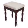 Vanity Chair Dressing Table Stool Makeup Seat Baroque Piano Chair, 46.5x39x29 CM