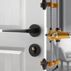 Mortice Door Fitting Jig Lock Mortiser Tungsten Kit with 3 Cutters 18/22/24mm