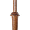 Wooden Coat Rack Freestanding Hallway Tree Rack With Sphere Base and 8 Hooks