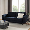 Dusk Sloane Midnight Dark Navy Velvet 3 Seater Sofa RRP £1050