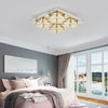 LED Crystal Chandelier Ceiling Light Round/Square Pendant Lamp Dining LivingRoom