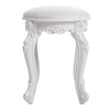 Dressing Table Stool 44x30x30 Vanity Chair Makeup Seat Baroque Piano Chair White