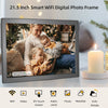 WiFi Digital Photo Frame 21.5 inch 1080P HD Touch Screen App 16GB Send Blessings