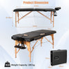 Portable Massage Table Facial Salon Spa Folding Massage Bed Adjustable