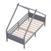 Pine Wood Kids Bed Single Bedstead House Bed Frame Children Bedroom Furniture