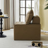 Free Combination Leather Sofa Cube with Detachable Backrest Sectional Floor Sofa