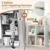 Free-standing Bookcase Open-back Storage Unit Organizer