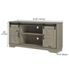Sliding Barn Door Sideboard Storage Cabinet Coffee Bar TV Stand Farmhouse Style