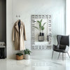 1.2m Oversized Wall Mirror Silver Grecian Venetian Art Accent Mirror Fireplace