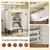 Freestanding Bathroom Vanity Cabinet with Adjustable Shelf-White