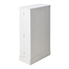 Kitchen Pantry Cabinet Wooden Storage Cupboard 2 Doors Utility Organizer Stand