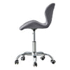 Cushioned Computer Desk Office Chair Chrome Legs Lift Swivel Adjustable Height