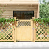 Wooden Garden Gate Pedestrian Privacy Fence Gate Porch Decorative Fence Panel