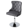 Grey Bar Stools Kitchen Breakfast Chairs with Swivel Gas Lift Adjustable Height