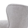Wing Back Buttoned Chair Chenille Armchair Upholstered Single Sofa Bedroom Cafe