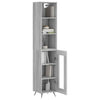 Highboard, Sideboard for Living Room Office, Cupboard with Door and L7R0